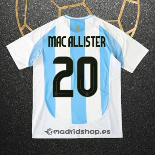 Camiseta Argentina Jugador Mac Allister Primera 2024