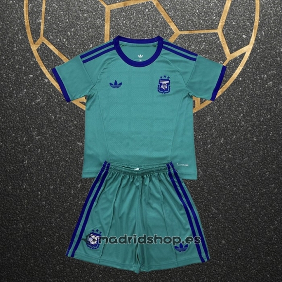 Camiseta Argentina Portero Segunda Nino 2026