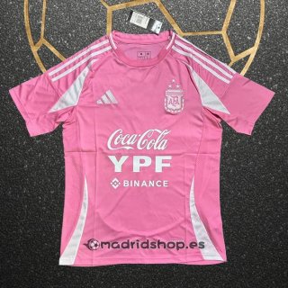 Camiseta Pre Partido del Argentina 2025 Rosa