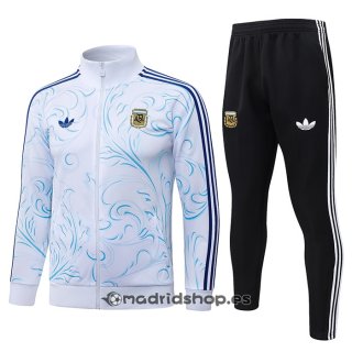 Chandal de Chaqueta del Argentina Nino 26-27 Blanco