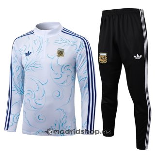 Chandal de Sudadera del Argentina 26-27 Blanco