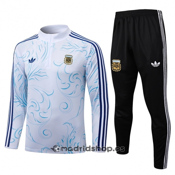 Chandal de Sudadera del Argentina Nino 26-27 Blanco