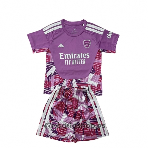 Camiseta Arsenal Portero Nino Rosa 26-27