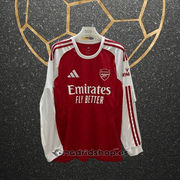 Camiseta Arsenal Primera Manga Larga 25-26