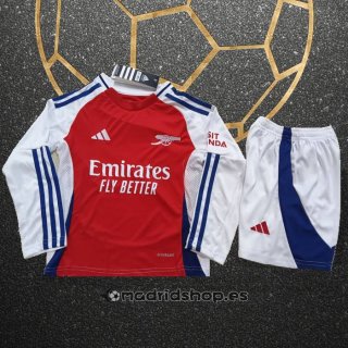 Camiseta Arsenal Primera Manga Larga Nino 24-25