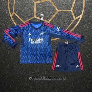Camiseta Arsenal Segunda Manga Larga Nino 25-26