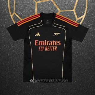 Camiseta Pre Partido del Arsenal 25-26 Negro