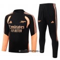 Chandal de Sudadera del Arsenal 26-27 Negro Naranja