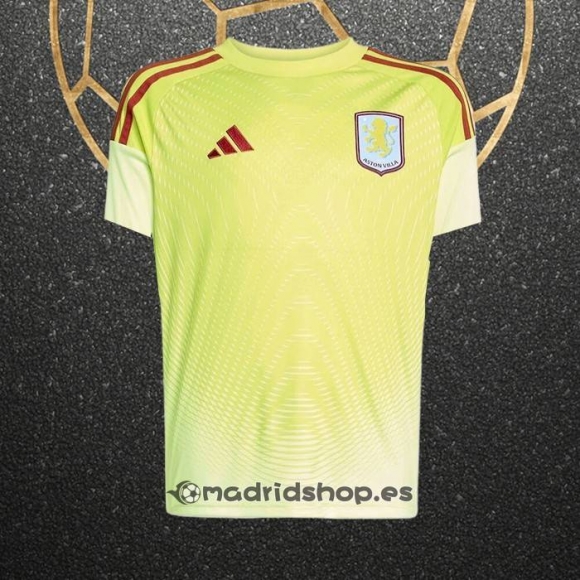 Camiseta Aston Villa Portero 25-26 Amarillo