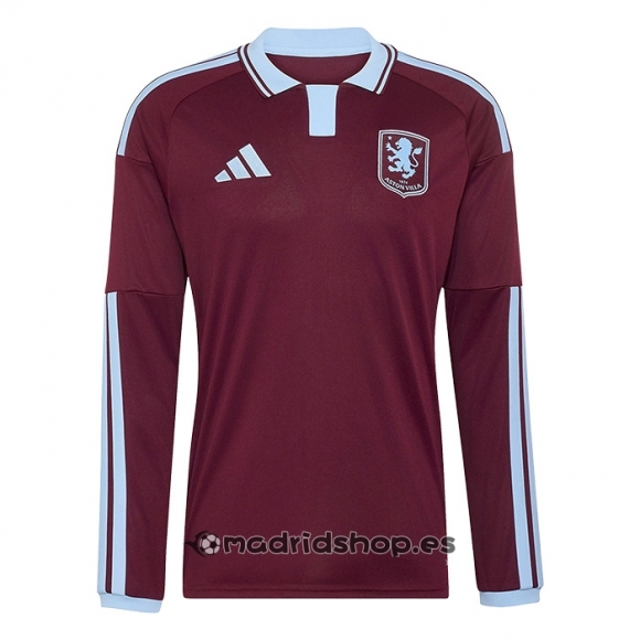 Camiseta Aston Villa Primera Manga Larga 26-27