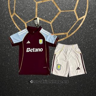 Camiseta Aston Villa Primera Nino 25-26
