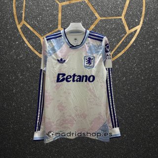 Camiseta Aston Villa Tercera Manga Larga 25-26