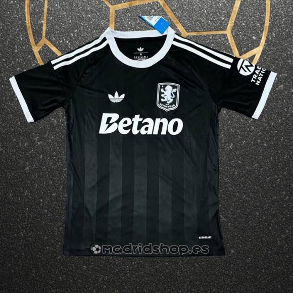 Tailandia Camiseta Aston Villa Portero 2025-26 Negro