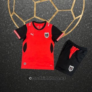 Camiseta Austria Primera Nino 2026