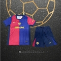 Camiseta Barcelona Primera Nino 24-25 Rojo Azul
