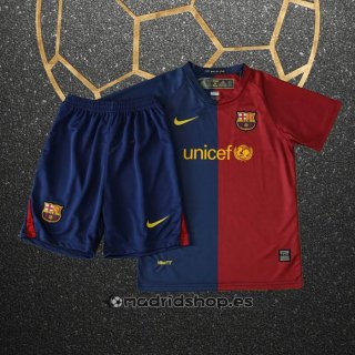Camiseta Barcelona Primera Nino Retro 2008-2009