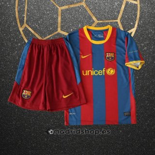 Camiseta Barcelona Primera Nino Retro 2010-2011