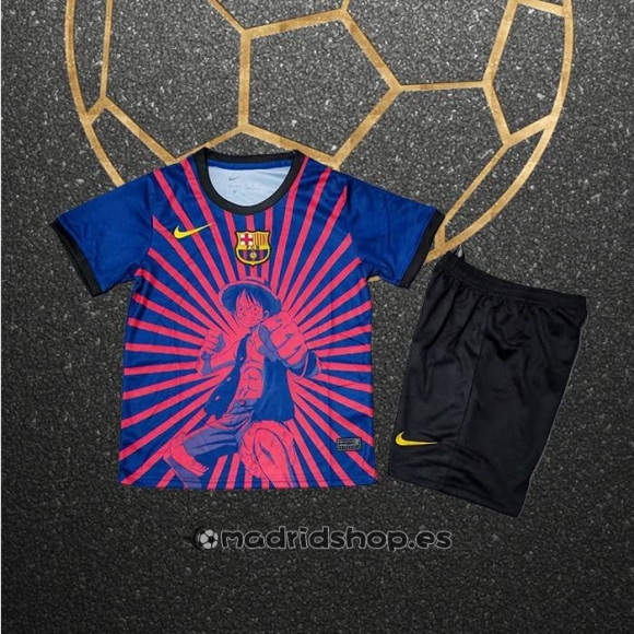 Camiseta Barcelona Special Nino 2025-2026 Azul