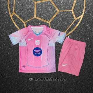 Camiseta Barcelona Special Nino 2025-26 Rosa