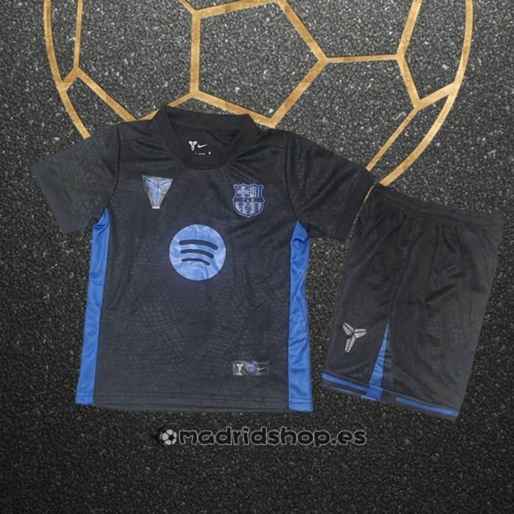Camiseta Barcelona Special Nino 25-26 Negro Azul