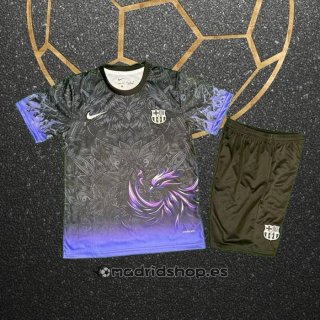 Camiseta Barcelona Special Nino 25-26 Negro Purpura
