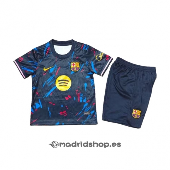 Camiseta Barcelona Special Nino 26-27 Negro Azul