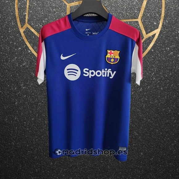 Camiseta Pre Partido del Barcelona 2025-26 Azul