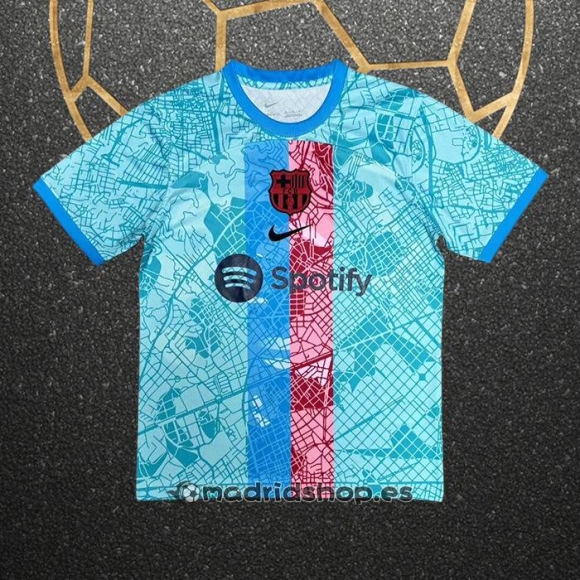 Tailandia Camiseta Barcelona Special 2025-2026 Azul Rojo