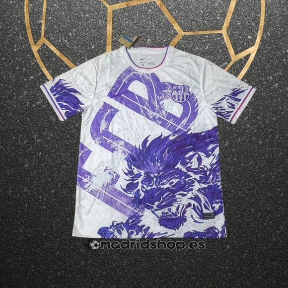 Tailandia Camiseta Barcelona Special 25-26 Blanco Purpura