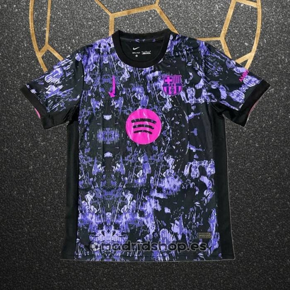 Tailandia Camiseta Barcelona Special 25-26 Negro Purpura