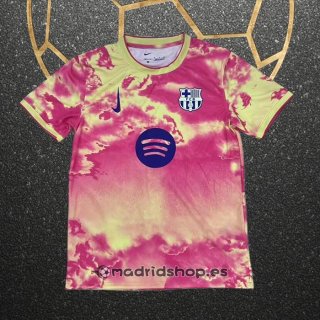 Tailandia Camiseta Barcelona Special 25-26 Rosa Amarillo