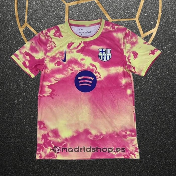 Tailandia Camiseta Barcelona Special 25-26 Rosa Amarillo