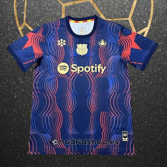 Tailandia Camiseta Barcelona Special 26-27 Azul Rojo(1)
