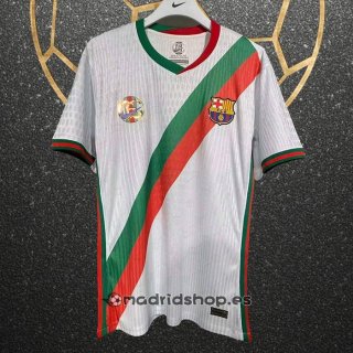 Tailandia Camiseta Barcelona x Gucci 25-26 Blanco