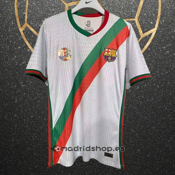 Tailandia Camiseta Barcelona x Gucci 25-26 Blanco