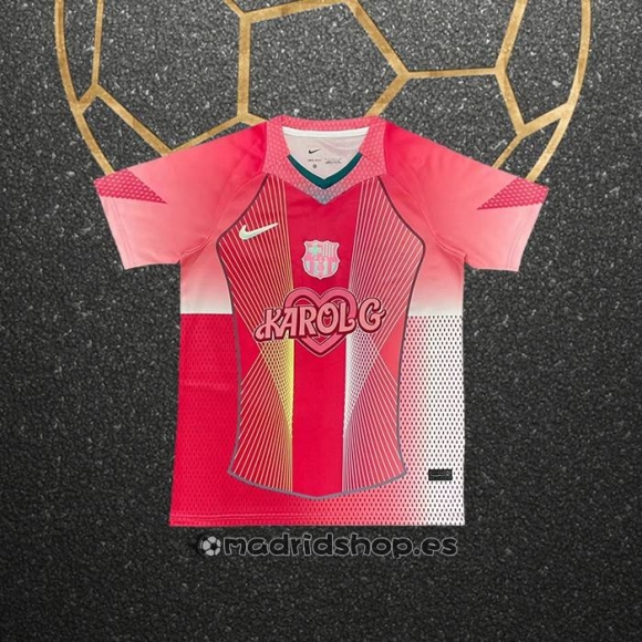 Tailandia Camiseta Barcelona x Karol G 25-26 Rosa