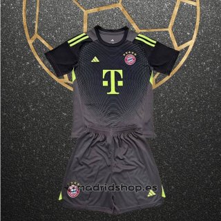 Camiseta Bayern Munich Portero Nino 25-26 Negro