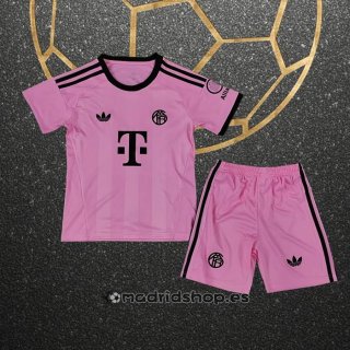 Camiseta Bayern Munich Portero Nino 25-26 Rosa
