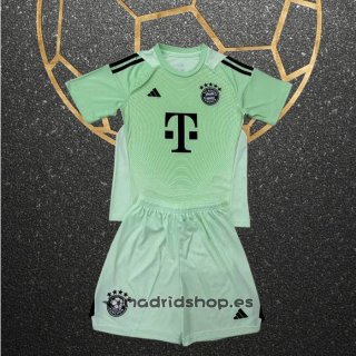 Camiseta Bayern Munich Portero Nino 25-26 Verde