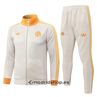 Chandal de Chaqueta del Bayern Munich 26-27 Crema Naranja