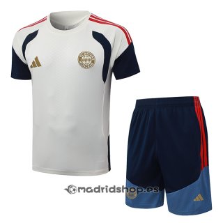 Chandal del Bayern Munich Manga Corta 26-27 Crema - Pantalon Corto