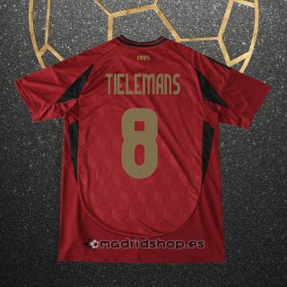 Camiseta Belgica Jugador Tielemans Primera Eurocopa 2024
