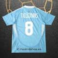 Camiseta Belgica Jugador Tielemans Segunda Eurocopa 2024
