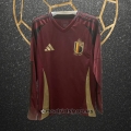 Camiseta Belgica Primera Manga Larga Eurocopa 2024
