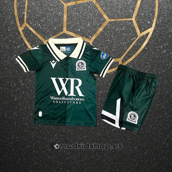 Camiseta Blackburn Rovers Segunda Nino 25-26