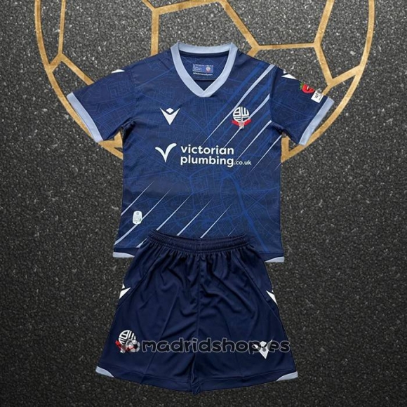 Camiseta Bolton Wanderers Segunda Nino 25-26