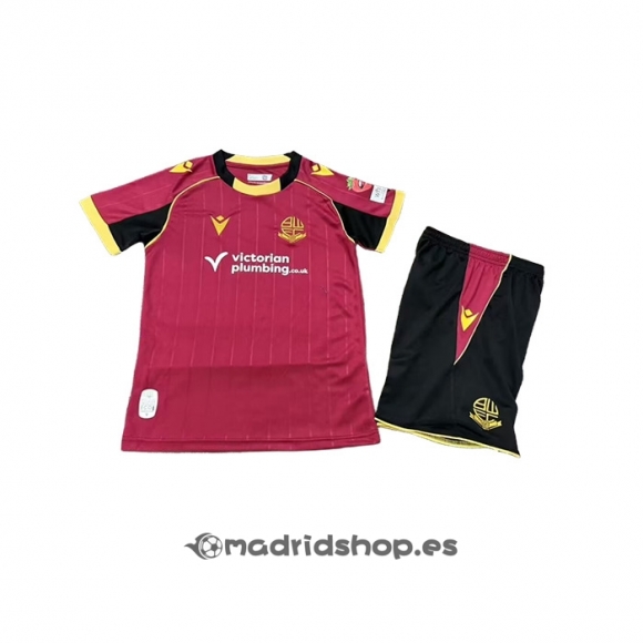 Camiseta Bolton Wanderers Segunda Nino 26-27