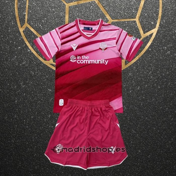Camiseta Bolton Wanderers Tercera Nino 25-26