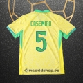 Camiseta Brasil Jugador Casemiro Primera 2024