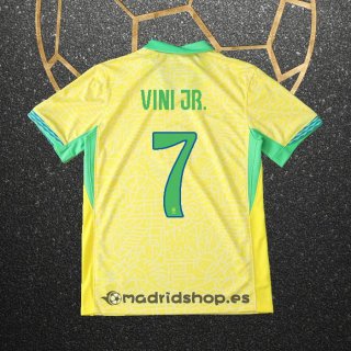 Camiseta Brasil Jugador Vini JR. Primera 2024